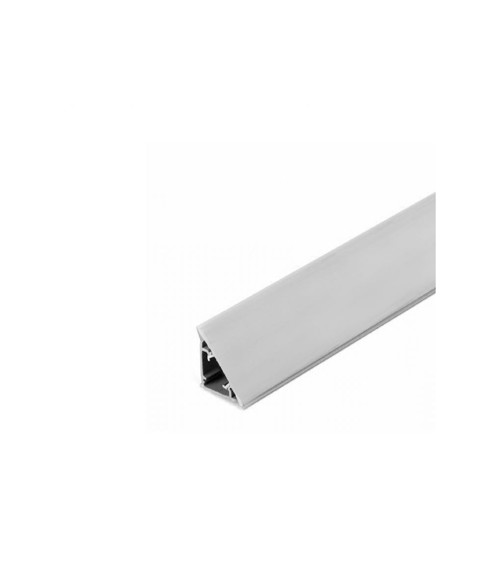 Alzatina triangolare in alluminio Volpato 50/65.400AL