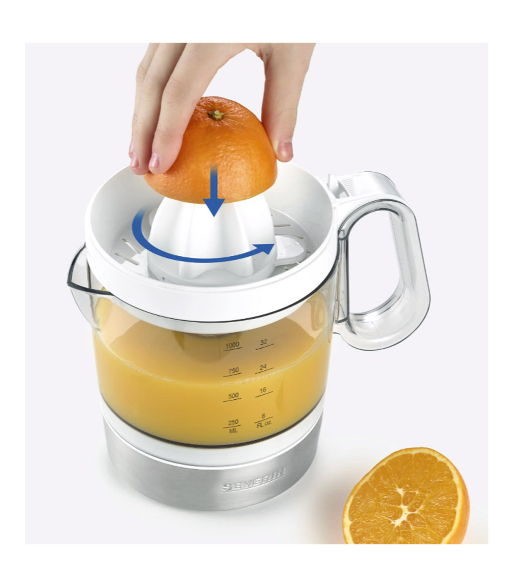 Electric citrus juicer 1 l inox 40W, CP 3535 Severin