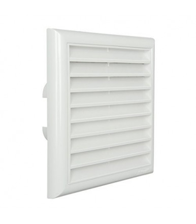 La ventilation par3823b Grille de ventilation en plastique rectangulaire  380 x 230 mm encastrable, blanc : : Bricolage