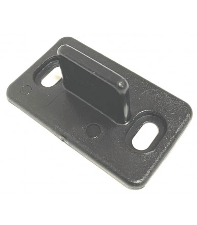 Black T-shaped lower tab guide for sliding door
