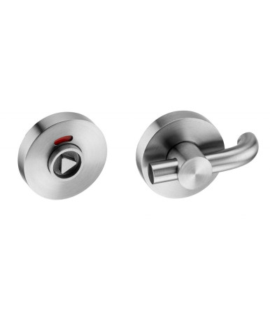 Stainless steel bathroom latch with indicator JNF code SM.029