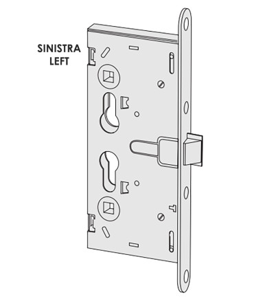Cerradura Eléctrica de Embutir 13160 Mito Panic puerta cortafuego y antipánico Cisa
