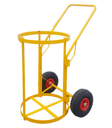 Trash cart 2 pneumatic wheels nylon center Ø 260 mm Item 120