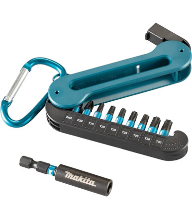 Set 10 pezzi inserti E-15811 Compact Impact Black Makita