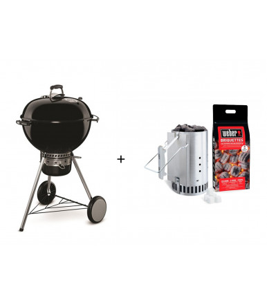 Pack Barbecue Weber Master Touch + Ciminiera di accensione